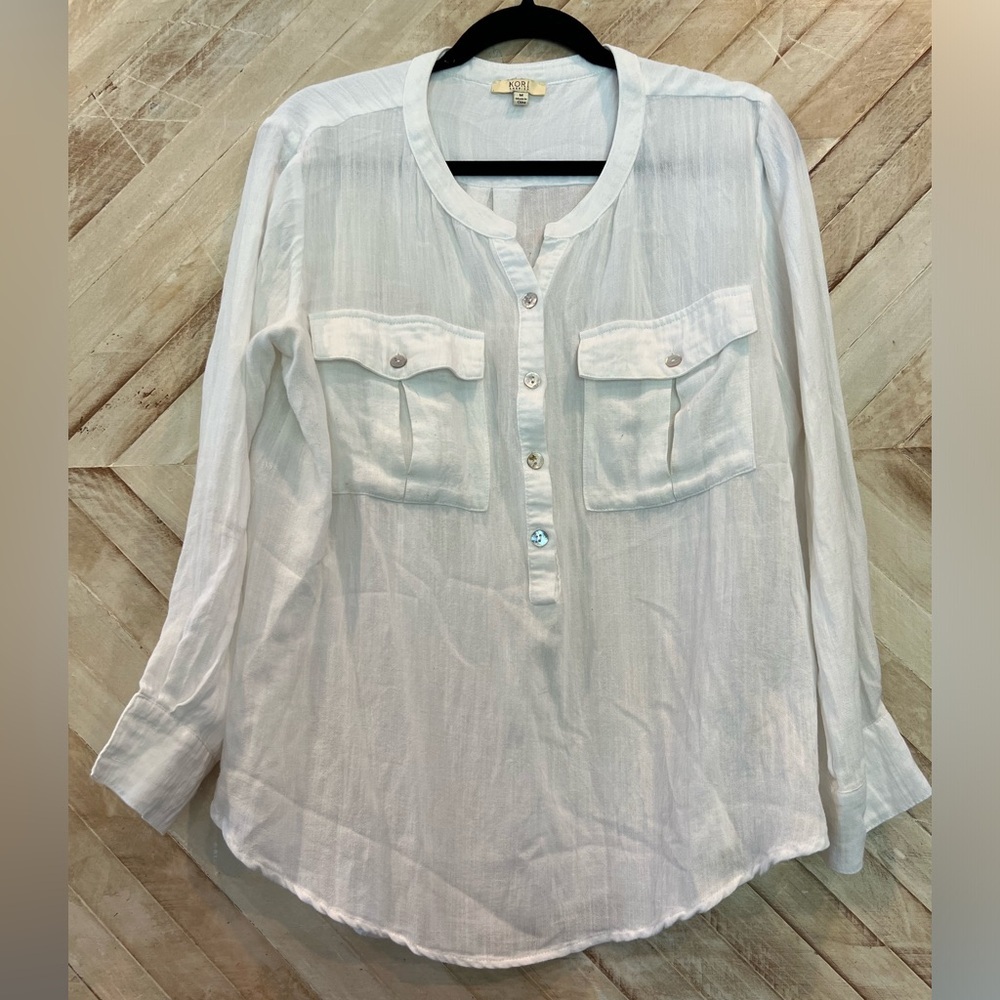 Kori America White Blouse